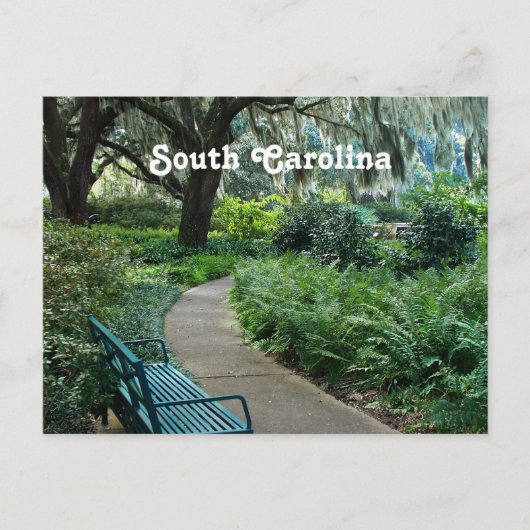 South Carolina Park Postkarte (Vorderseite)