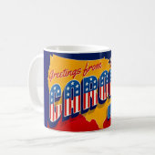 South Carolina Patriotic Greeting Mug Kaffeetasse (Vorderseite Links)