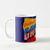 South Carolina Patriotic Greeting Mug Kaffeetasse (Links)