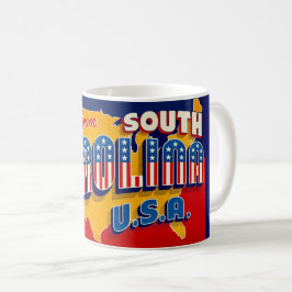 South Carolina Patriotischer Gruß Becher Kaffeetasse