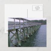 South Carolina Pier Postkarte (Vorne/Hinten)