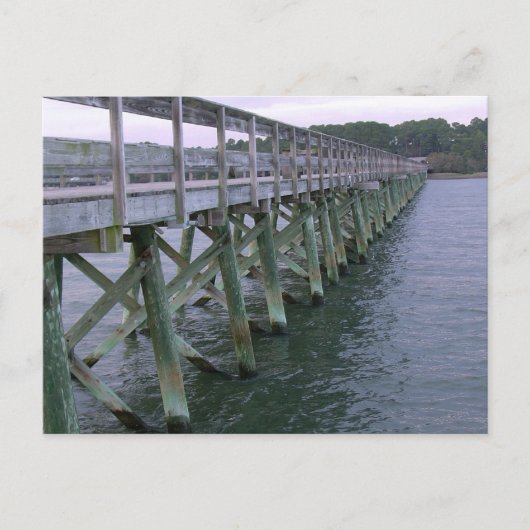 South Carolina Pier Postkarte (Vorderseite)