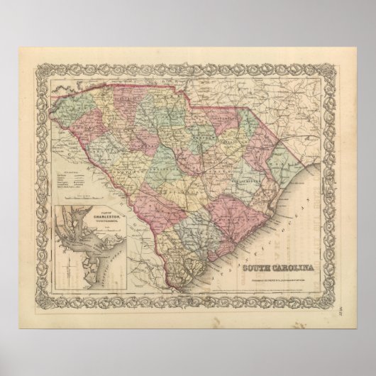 South Carolina Poster (Vorne)