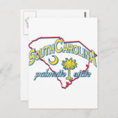 South Carolina Postkarte (Vorne/Hinten)