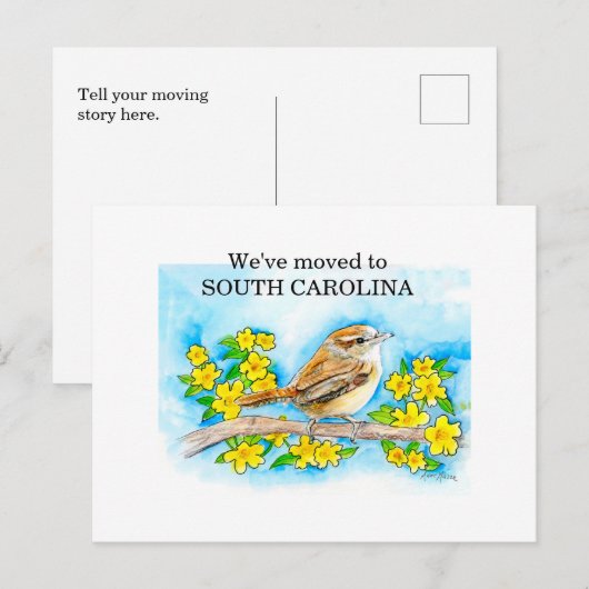 South Carolina Postkarte (Vorne/Hinten)