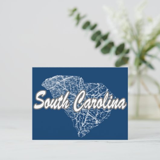 South Carolina Postkarte (Stehend Vorderseite)
