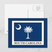 South Carolina Postkarte (Vorne/Hinten)