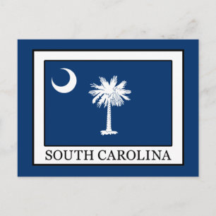 South Carolina Postkarte