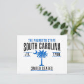 South Carolina Postkarte (Stehend Vorderseite)