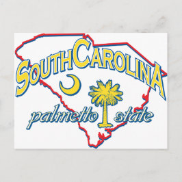 South Carolina Postkarte