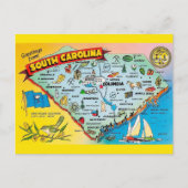 South Carolina Postkarte (Vorderseite)