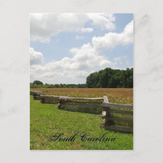 South Carolina Postkarte