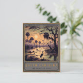 South Carolina | Postkarte Gothic Art (Stehend Vorderseite)