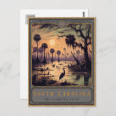 South Carolina | Postkarte Gothic Art (Vorne/Hinten)