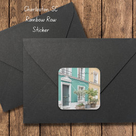 South Carolina Rainbow Row Personalisiert Sticker