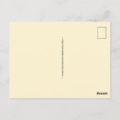 South Carolina Retro Orange Postcard Postkarte (Rückseite)