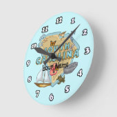 South Carolina Runde Wanduhr (Winkel)