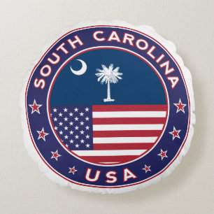 South Carolina Rundes Kissen
