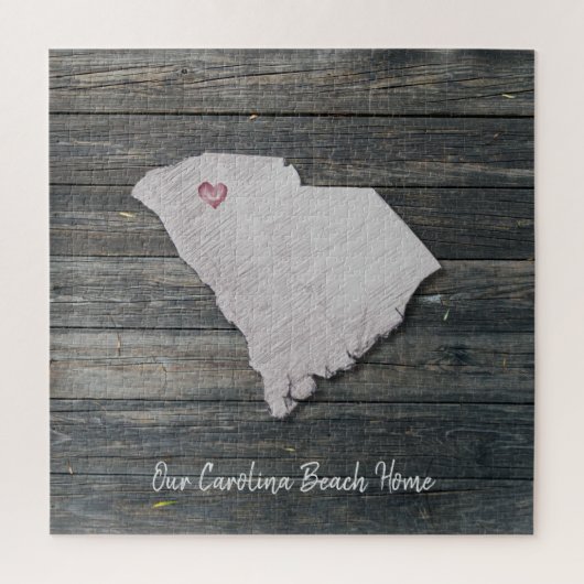 South Carolina Rustikales Staats-Puzzle Puzzle (Vertikal)