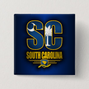 South Carolina (SC) Button