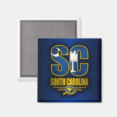 South Carolina (SC) Magnet (Vorderseite/Rückseite)