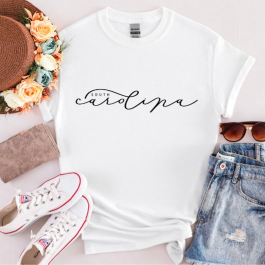 South Carolina Script Staat Frauen T - Shirt