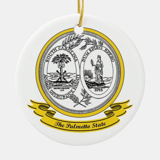 South Carolina Siegel Keramikornament (Vorne)