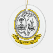 South Carolina Siegel Keramikornament (Links)