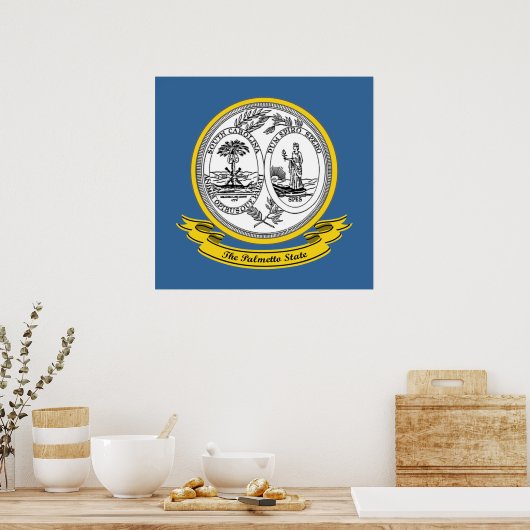 South Carolina Siegel Poster (Küche)