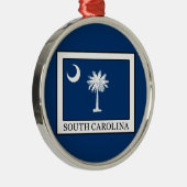 South Carolina Silbernes Ornament (Rechts)