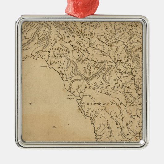 South Carolina Silbernes Ornament (Vorne)