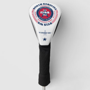South Carolina Staat Circle Custom Golf Head Cover Headcover