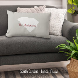 South Carolina Staat Family Throw Lendenkissen