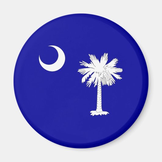 South_Carolina_Staat_flag Magnet (Vorne)