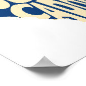 South Carolina Staat Name Word Art Poster (Ecke)