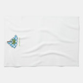 South Carolina Staat Palm Tree Personalisiert Polk Geschirrtuch (Horizontal)