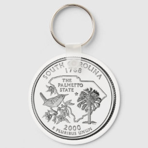 South Carolina Staat Quarter Schlüsselanhänger