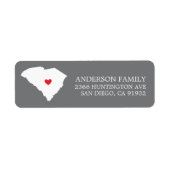 South Carolina Staat | Rücksendekennzeichen versch (Vorne)