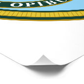 South Carolina Staat Siegel Amerikanische Republik Poster (Ecke)