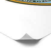 South Carolina Staat Siegel Poster (Ecke)