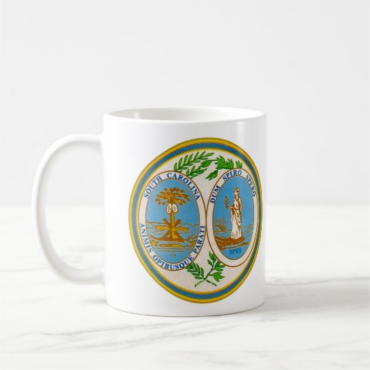 South Carolina Staat Siegel Tasse (Links)
