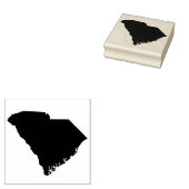 South Carolina Staat Solid Rubber Art Briefmarke Gummistempel (Stempel)