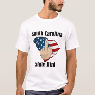 South Carolina Staat Vogel T - Shirt Mittelfinger