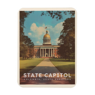 South Carolina State Capitol Columbia Magnet