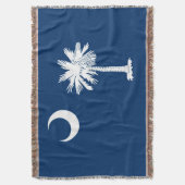 South Carolina State Flag Design Accent Decke (Vorderseite Vertikal)