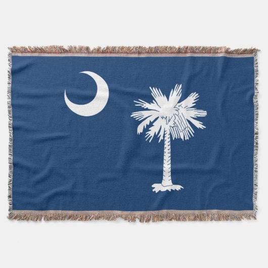 South Carolina State Flag Design Accent Decke (Vorderseite)