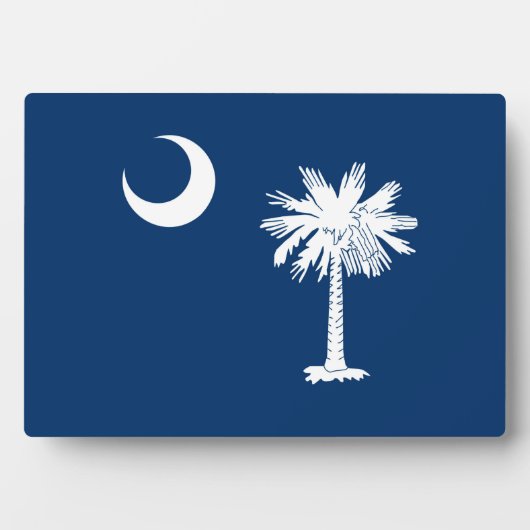 South Carolina State Flag Design Accent Fotoplatte (Vorderseite)