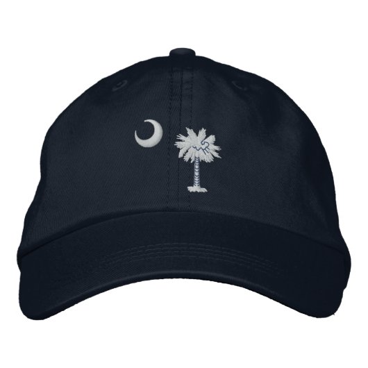 South Carolina State Flag Design Bestickte Baseballkappe (Vorderseite)