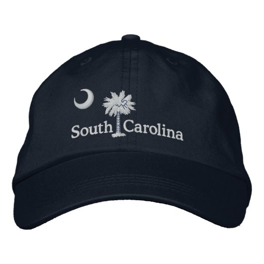 South Carolina State Flag Design Bestickte Baseballkappe (Vorderseite)
