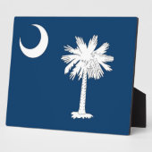 South Carolina State Flag Fotoplatte (Seite)